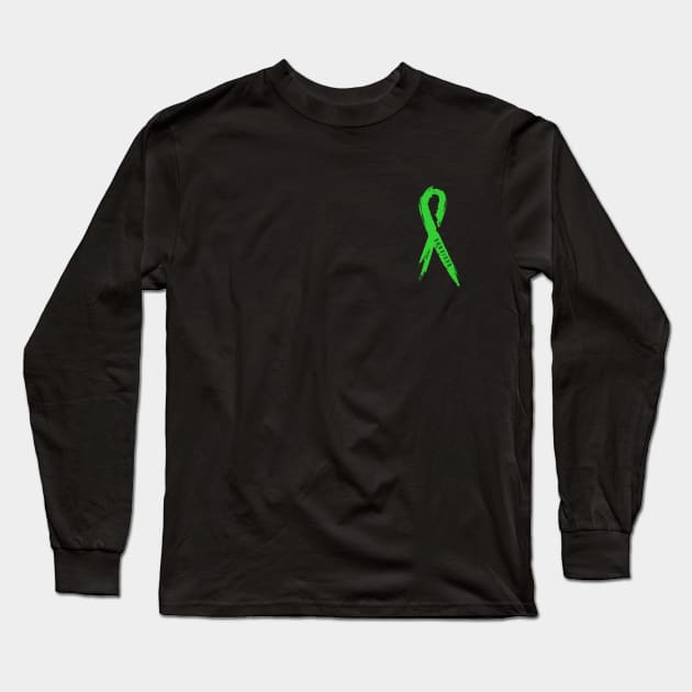 TBI Green Survivor Ribbon Shirt Long Sleeve T-Shirt by survivorsister